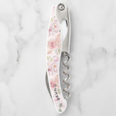 Pastelkleuren  rozen patroon kurkentrekker (Achterkant)