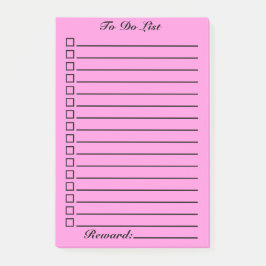 Pastelkleuren | Te gebruiken lijst | Helder roze Post-it® Notes