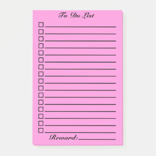Pastelkleuren Te gebruiken lijst Helder roze Post-it® Notes