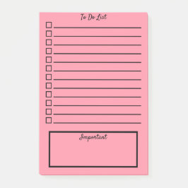 Pastelkleuren | Te gebruiken lijst | Helder roze/r Post-it® Notes