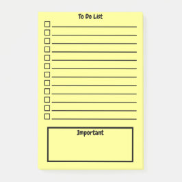 Pastelkleuren | Te gebruiken lijst | Heldergeel Post-it® Notes