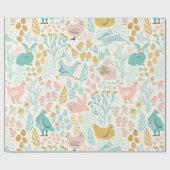 Pastelkleuren voor paaskleuren, naadloos patroon cadeaupapier (Vlak)