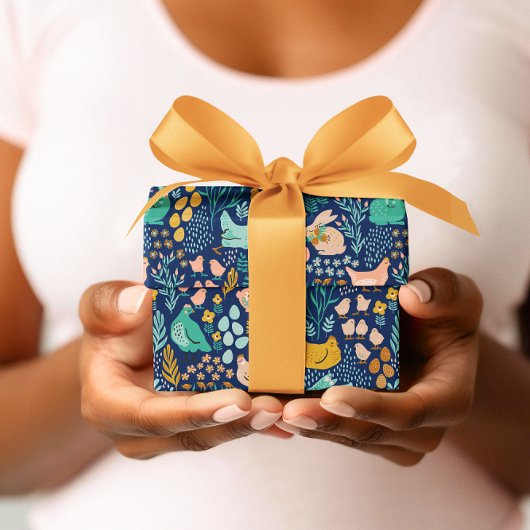 Pastelkleuren voor paaskleuren, naadloos patroon cadeaupapier