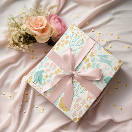 Pastelkleuren voor paaskleuren, naadloos patroon cadeaupapier