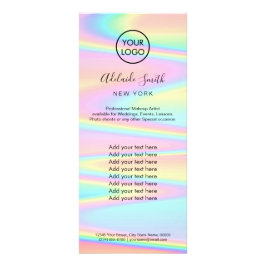 pastelkleurenlijstrackkaart reclamekaart