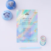 pastelkleurenontwerp flyer (Enkel)