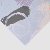 Pastelkleurenpenseelpatroon Tissuepapier (Detail)