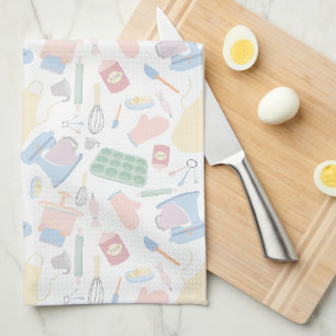 Pastelkleurig Bakthema Zoete Desserts Bakkerij Kun Theedoek