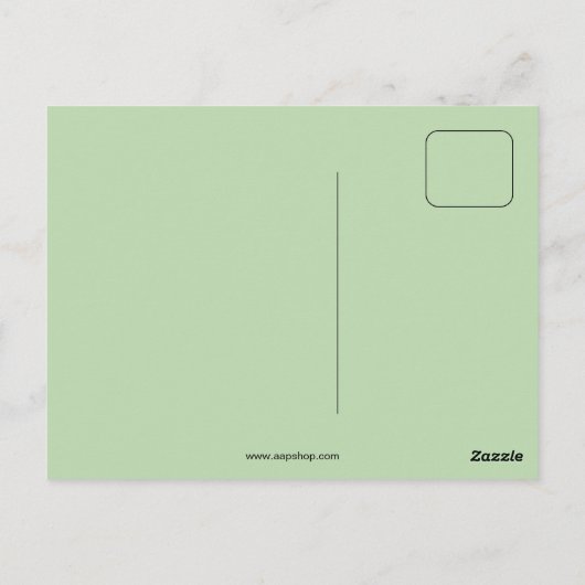  pastelkleurig Casanova-portret Briefkaart (Achterkant)