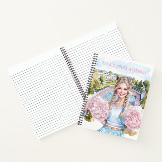 Pastelkleurig Cheerleader Notitieboek (Binnen)