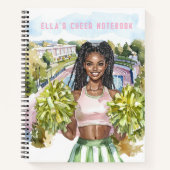 Pastelkleurig Cheerleader Notitieboek (Voorkant)