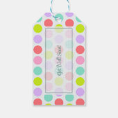 Pastelkleurig, Elégant Persoonlijk Beterschap Cadeaulabel (Achterkant)