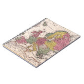 pastelkleurig Europa Notitieboek (Linkerzijde)