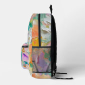 PASTELKLEURIG GESCHEURD PAPIER ZIET ER ABSTRACT UI BEDRUKTE RUGZAK (Rechts)