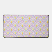 Pastelkleurig omhullingspatroon bureaumat (Voorkant)