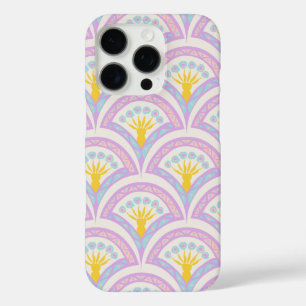 Pastelkleurig omhullingspatroon iPhone 16 pro hoesje