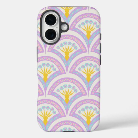 Pastelkleurig omhullingspatroon Case-Mate iPhone case (Achterkant)