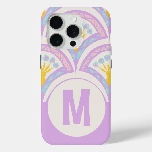 Pastelkleurig omhullingspatroon Case-Mate iPhone case (Achterkant)