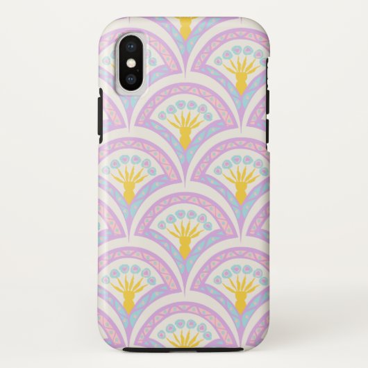 Pastelkleurig omhullingspatroon Case-Mate iPhone case (Achterkant)