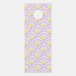 Pastelkleurig omhullingspatroon deurhanger