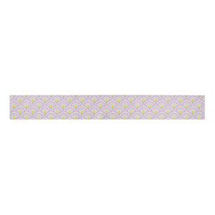 Pastelkleurig omhullingspatroon grosgrain lint