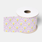 Pastelkleurig omhullingspatroon grosgrain lint (Spoel)