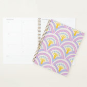 Pastelkleurig omhullingspatroon planner (Display)