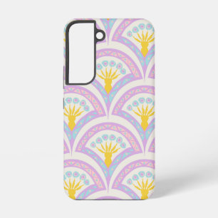 Pastelkleurig omhullingspatroon samsung galaxy hoesje