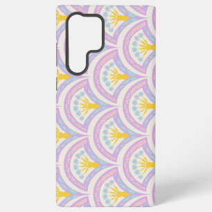 Pastelkleurig omhullingspatroon samsung galaxy hoesje