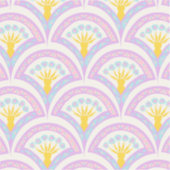 Pastelkleurig omhullingspatroon sticker (Voorkant)