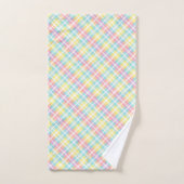 pastelkleurig plaid handdoek (Handdoek)