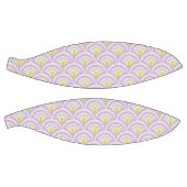 Pastelkleurig schelp patroon basketbal (Panelen)