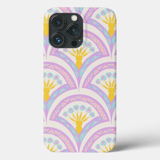 Pastelkleurig schelp patroon Case-Mate iPhone case (Achterkant)