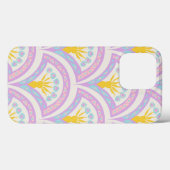 Pastelkleurig schelp patroon Case-Mate iPhone case (Achterkant (horizontaal))