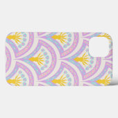 Pastelkleurig schelp patroon Case-Mate iPhone case (Achterkant (horizontaal))