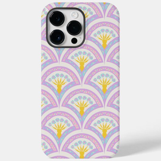 Pastelkleurig schelp patroon Case-Mate iPhone case (Achterkant)