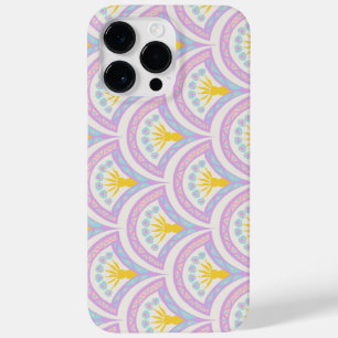 Pastelkleurig schelp patroon Case-Mate iPhone 14 pro max hoesje