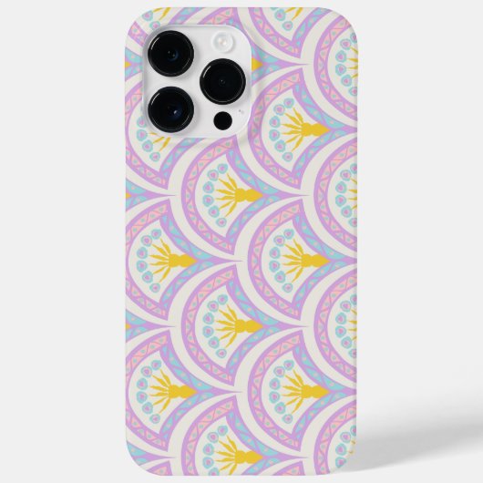 Pastelkleurig schelp patroon Case-Mate iPhone case (Achterkant)
