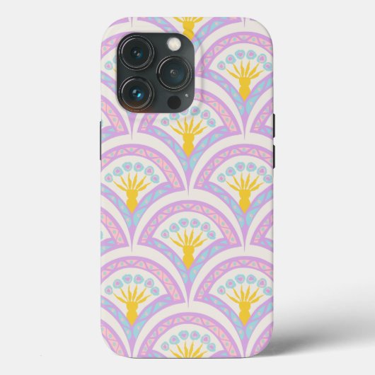 Pastelkleurig schelp patroon Case-Mate iPhone case (Achterkant)