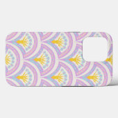 Pastelkleurig schelp patroon Case-Mate iPhone case (Achterkant (horizontaal))
