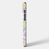 Pastelkleurig schelp patroon Case-Mate iPhone case (Achterkant / Links)