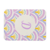 Pastelkleurig schelp patroon magneet (Horizontaal)