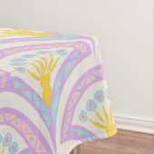 Pastelkleurig schelp patroon tafelkleed (Voorbeeld)