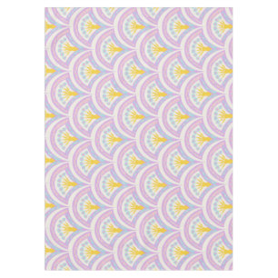 Pastelkleurig schelp patroon tafelkleed