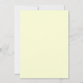 Pastelkleurig Schoonschrift Bruidsmeisje Roomboter Kaart (Achterkant)