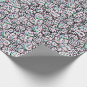 pastelkleurig Stropdas Cadeaupapier (Hoek)