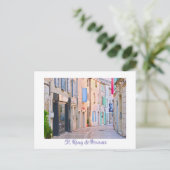 PASTELKLEURIGE BLOEMEN/PROVENCE BRIEFKAART (Staand voorkant)