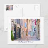 PASTELKLEURIGE BLOEMEN/PROVENCE BRIEFKAART (Voorkant / Achterkant)