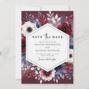 pastelkleurige bordeaux save the date