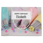 Pastelkleurige Cake Decoratie Gereedschap Verjaard Groot Cadeauzakje (Voorkant)
